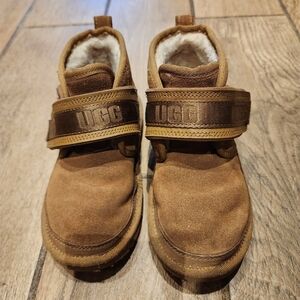 UGG Tan Kids Boots with Strap